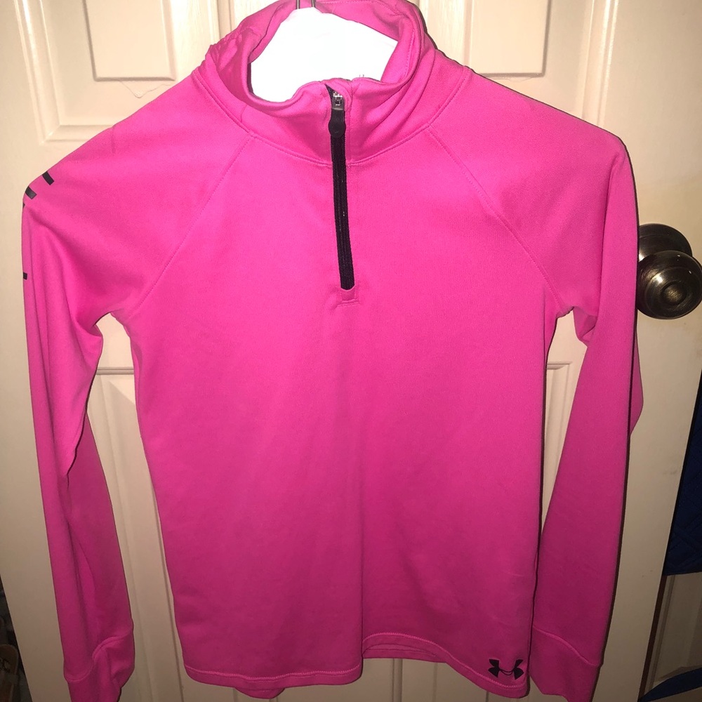 Under Armor heat gear zip up long sleeve